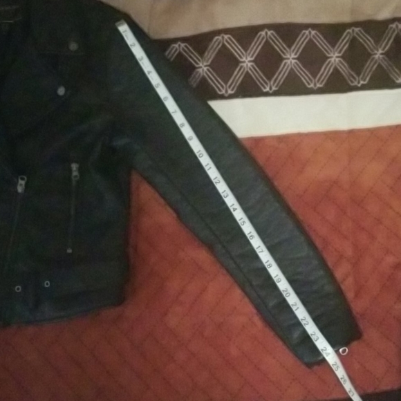 Victoria Secret Faux Leather Moto Jacket - Picture 12 of 12